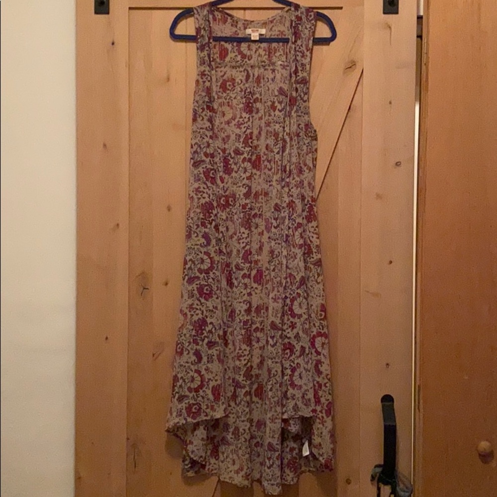 Mossimo Supply Open Front Floral Duster